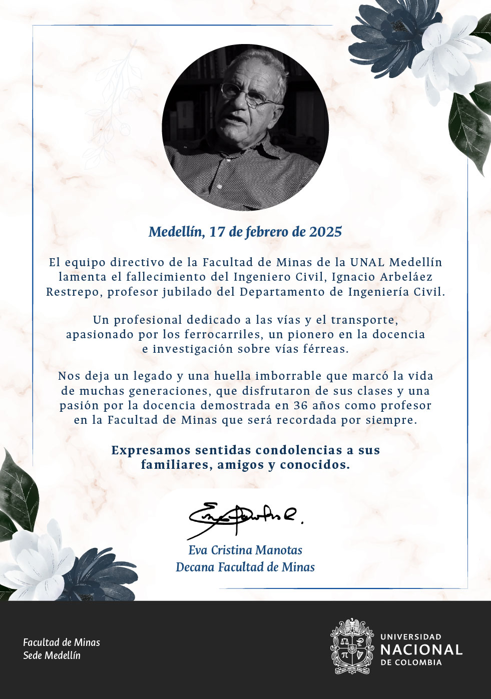 Condolencias